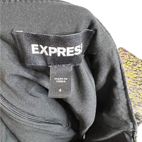 Express metallic pink and gold mini skirt sz 4 - Picture 5 of 6